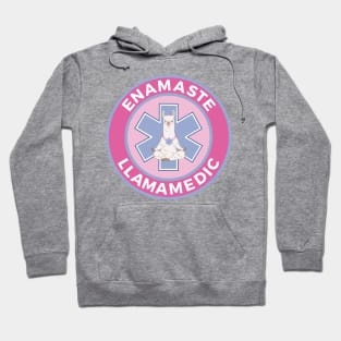 Funny EMS EMT Llama Paramedic First Responder Gift Medic Hoodie